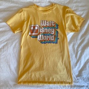 Walt Disney World resort retro yellow shirt